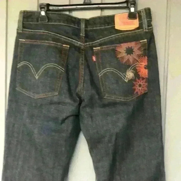 Levis 518 SuperLow Bootcut Denim Jeans Size 11 - Picture 4 of 11